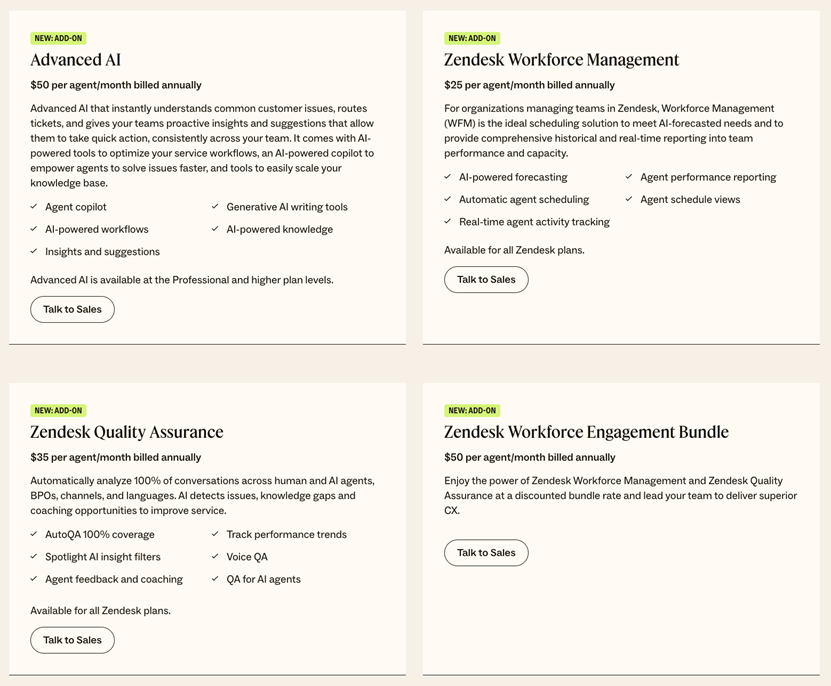 Zendesk services