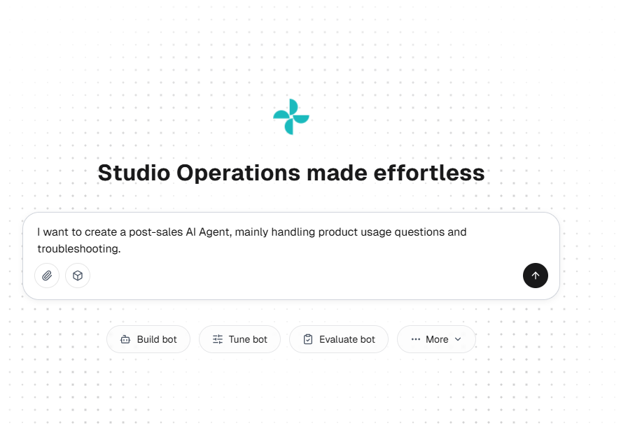 Sobot AI Agent building step 1