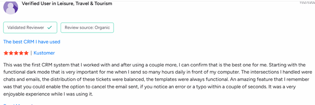 purpose-built CRM