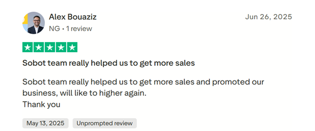 Sobot good review
