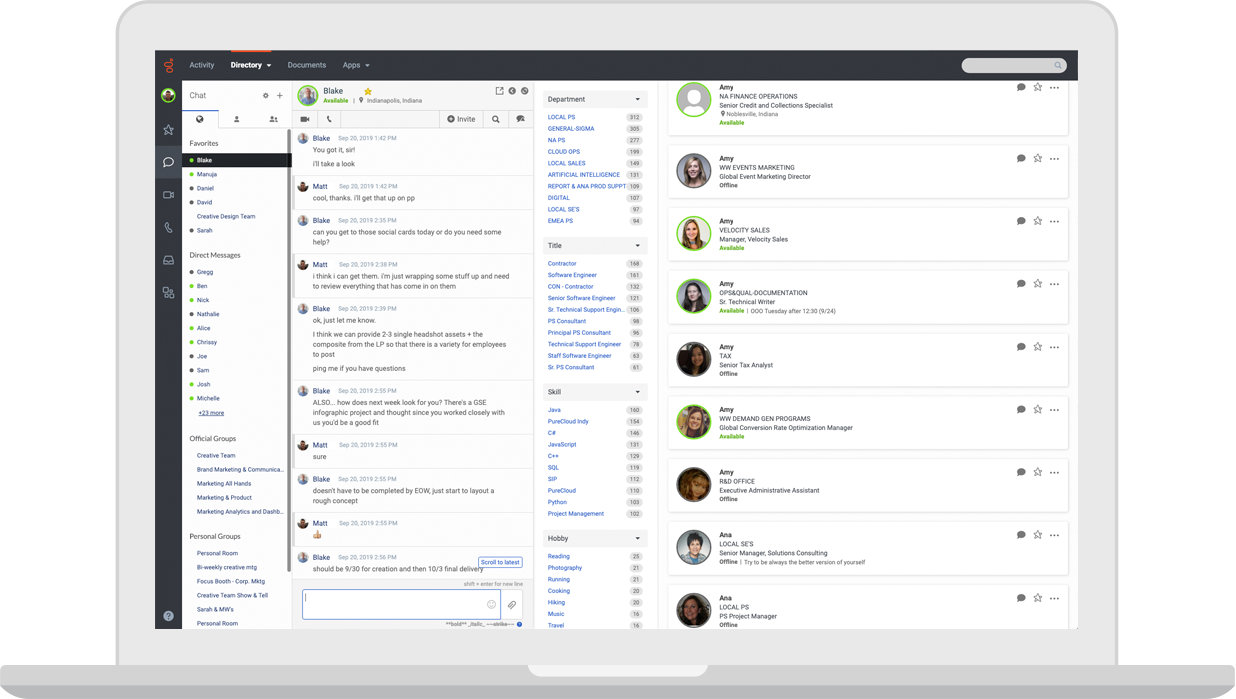 Genesys Cloud CX product screenshot