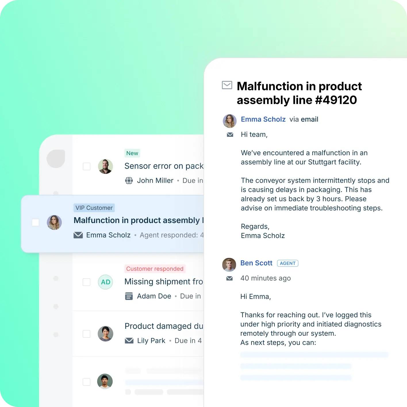 Freshdesk product screenshot