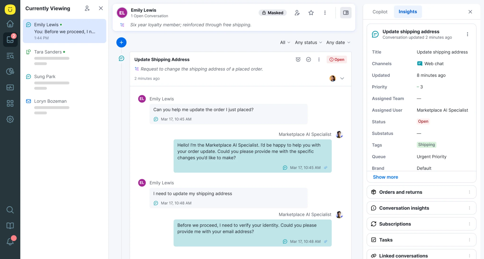 Kustomer Automate Instantly resolve customer issues across all channels with precise AI-powered conversations
