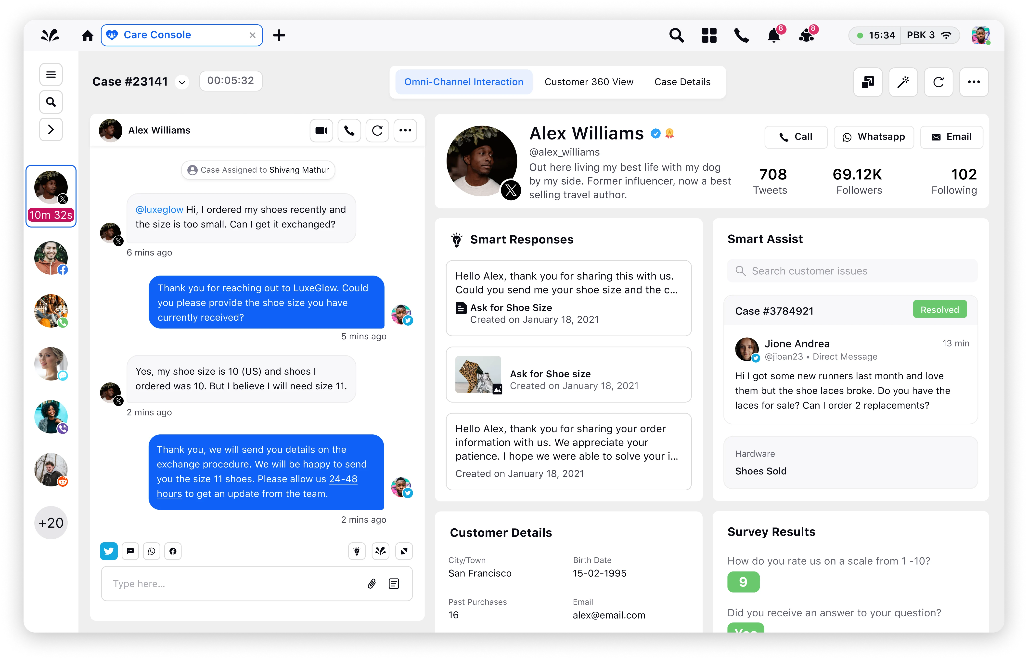 Sprinklr Service product screenshot